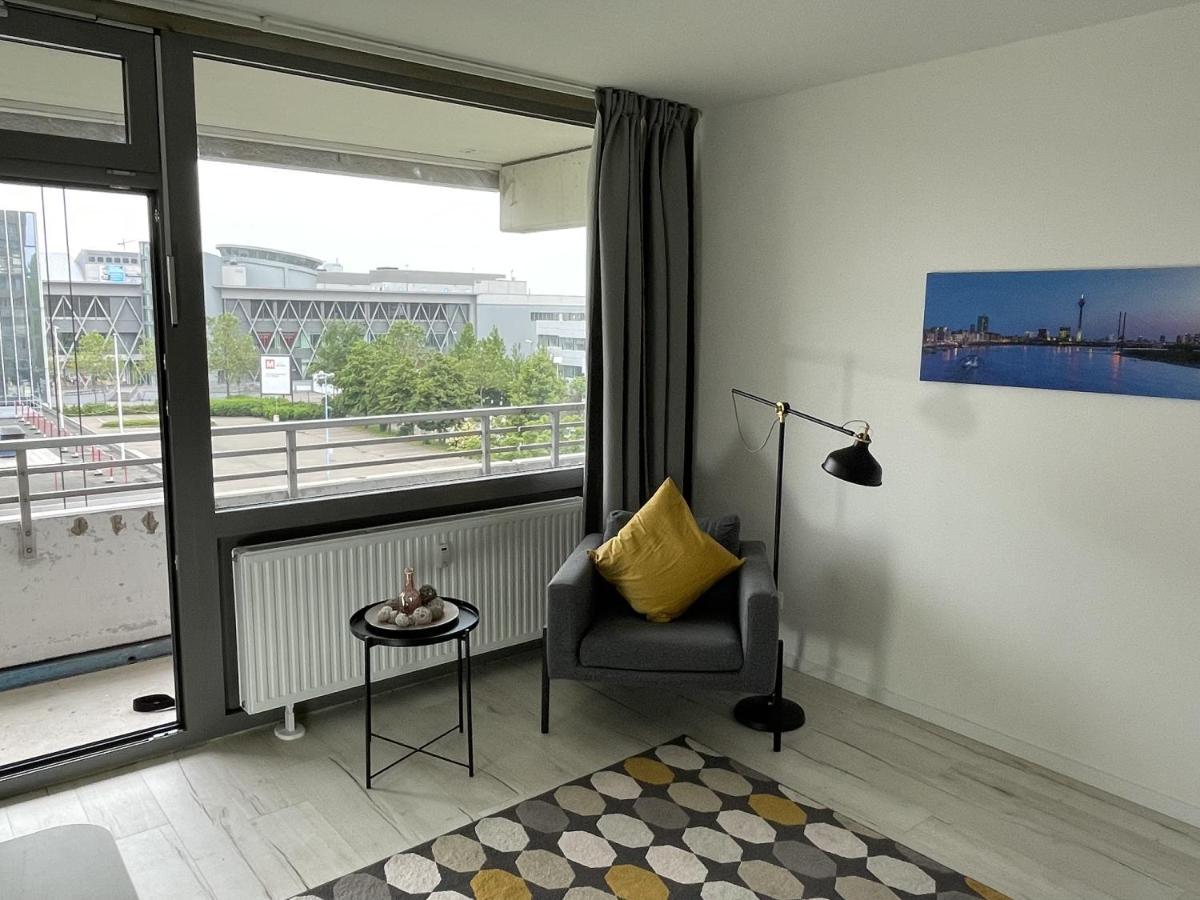 Apartment Rhein - Central - Balcony - Tradefair Neuss Exterior foto